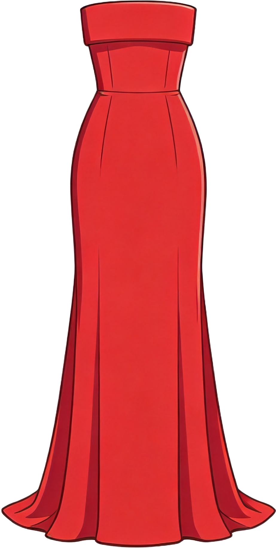 红色礼服